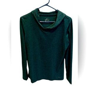 Nike Legend Dri-fit Training Hooded Hoodie Heather Green Women’s Size Medium